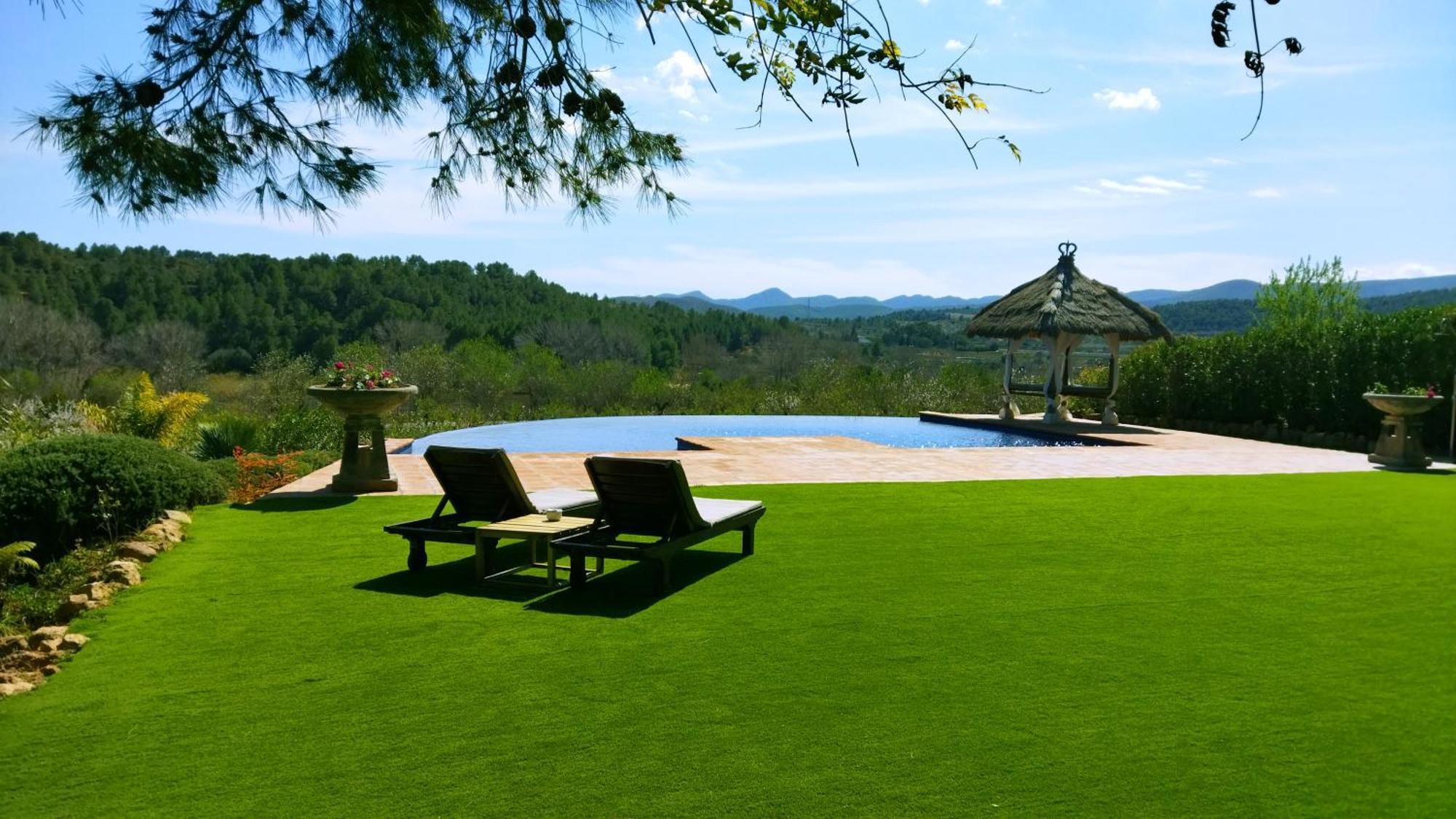 Masia Durba Hotel Castellnovo Bagian luar foto